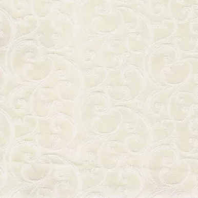 6774111 NYC B COL.9 IVORY Floral Damask Upholstery And Drapery Fabric