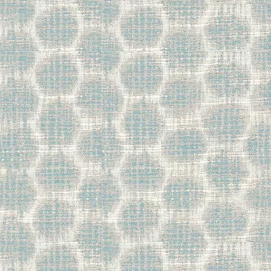 6858117 CATHY TURQUOISE Ikat Jacquard Upholstery And Drapery Fabric