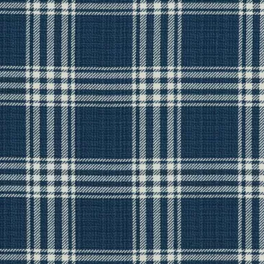 6977611 Covington BARNEGAT PLAID 527 DEEP SEA Check Upholstery And Drapery Fabric