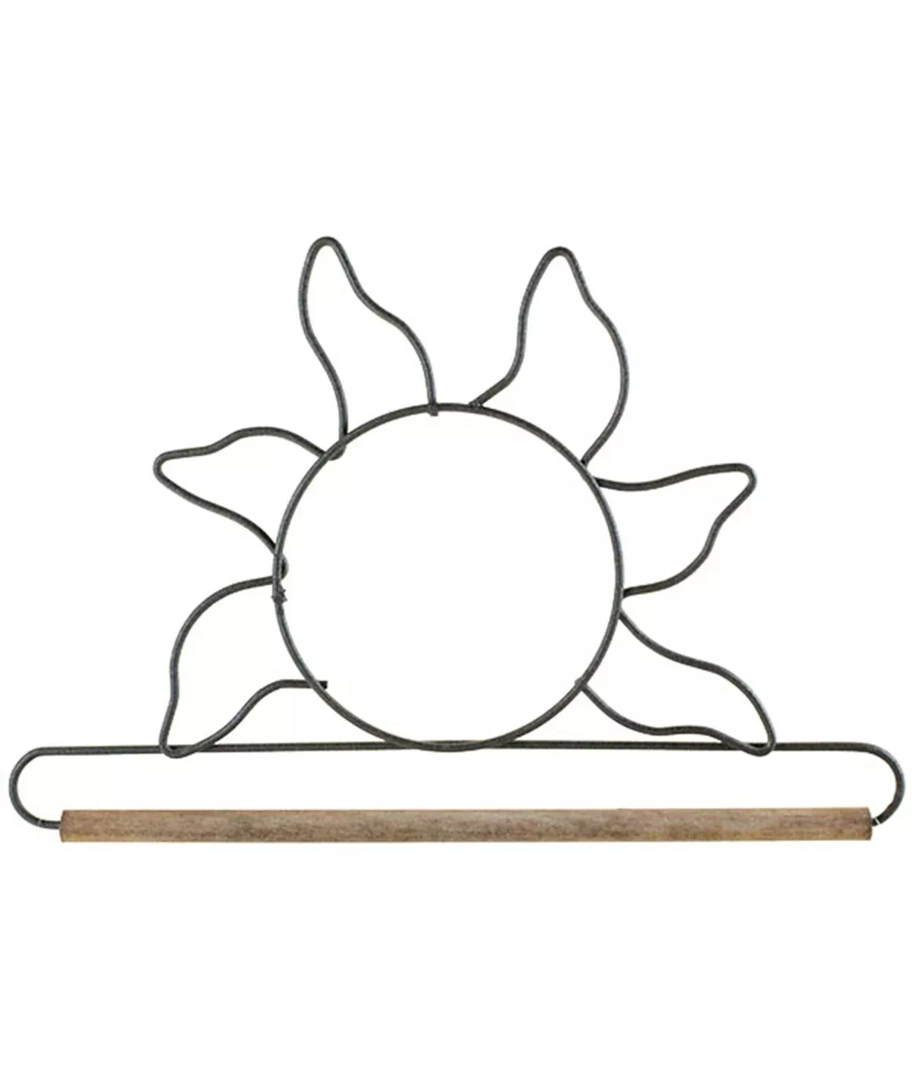 6in Sun with Dowel Gray