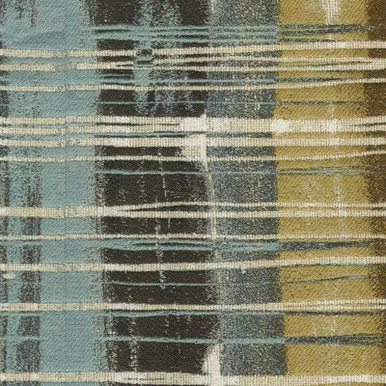 7015712 JAMES MOONSTONE Plaid Jacquard Upholstery Fabric