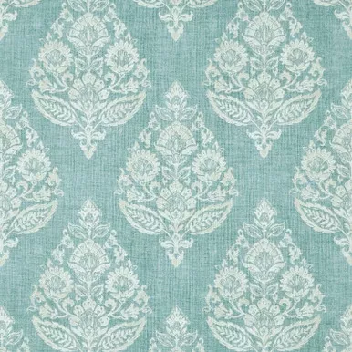 7052613 Covington LYDIA 592 SPA Damask-Look Print Upholstery And Drapery Fabric