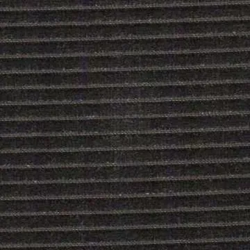 7053612 ODOM CHARCOAL Stripe Velvet Upholstery Fabric