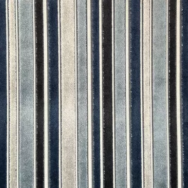 7053712 ARDSLEY WILLOW Stripe Velvet Upholstery Fabric