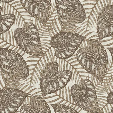 7054511 MISTRAL 05 55IN PUTTY/GREY Floral Print Upholstery And Drapery Fabric
