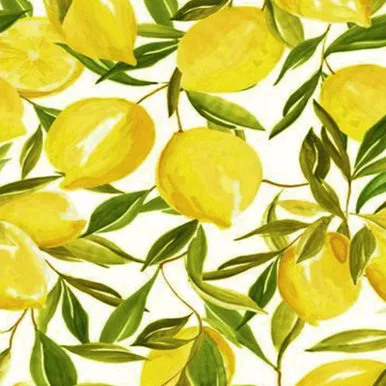 7057411 Covington LEMONCELLO 803 YELLOW Print Upholstery And Drapery Fabric