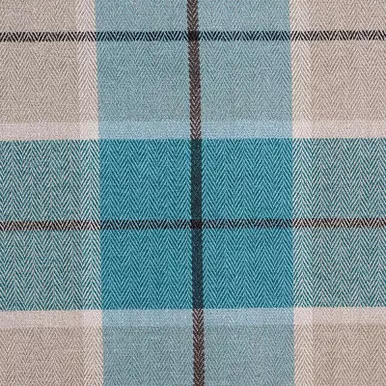 7060613 HARRINGTON STILLWATER Plaid Chenille Upholstery Fabric