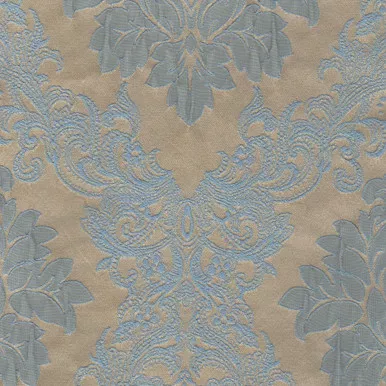 7061312 MORTON OPAL Floral Damask Upholstery And Drapery Fabric