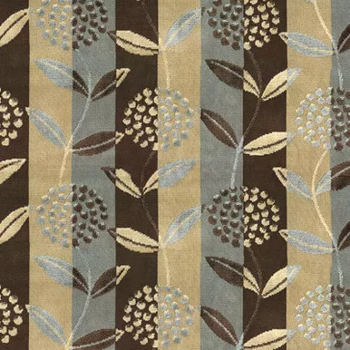 7076911 BELGIQUE TIDEWATER Floral Velvet Upholstery Fabric