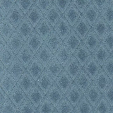 7081711 TELLER DELFT BLUE Diamond Velvet Upholstery Fabric