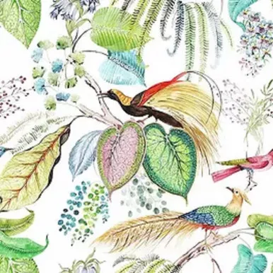 7084511 ANTIGUA ATLANTIC Tropical Print Upholstery And Drapery Fabric