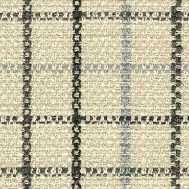 7090811 P/K Lifestyles KEEP IN CHECK STONE 411580 Check Upholstery And Drapery Fabric