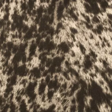 7098114 CHEETAH BROWN Faux Suede Upholstery Fabric