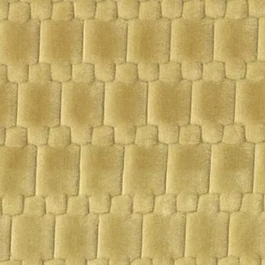 7107113 KOBBLE CITRINE Lattice Velvet Upholstery Fabric