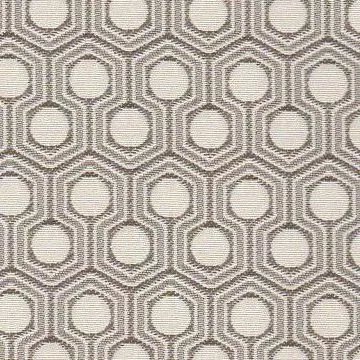 7118711 MURRAY UMBER Geometric Jacquard Drapery Fabric