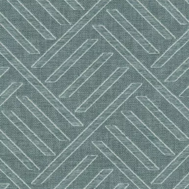 7134515 P/K Lifestyles GRECCO KEY CHAMBRAY 412544 Geometric Embroidered Drapery Fabric