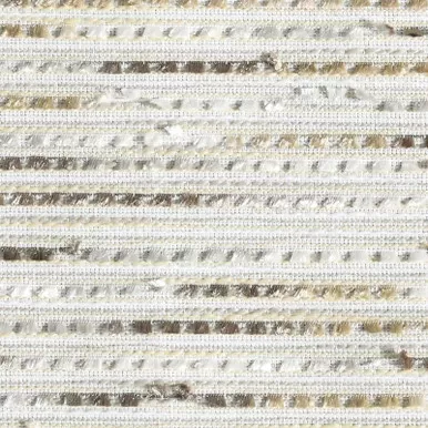 7158112 SOIREE GLITZ Stripe Embroidered Drapery Fabric