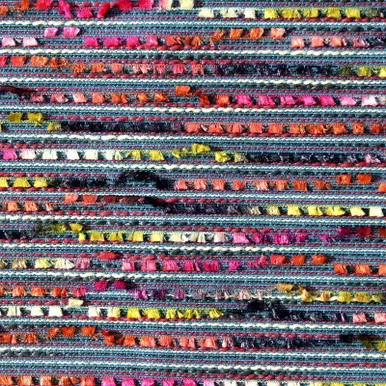 7158114 SOIREE FIREWORKS Stripe Embroidered Drapery Fabric