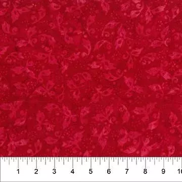 80873-25 Birds of Paradise Dark Red