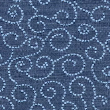 9552018 CHAINSTITCH AZURE Jacquard Upholstery Fabric
