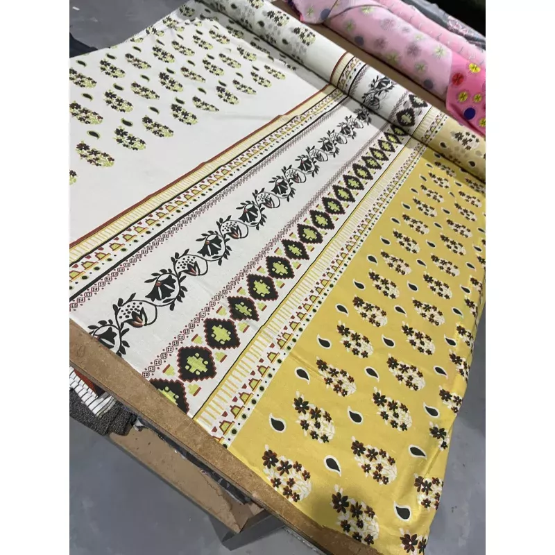 A01 mattia cotton voile “yellow cashemere fun”