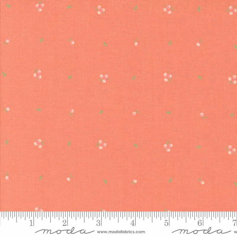 Abloom Coral Little Sprout Yardage by Corey Yoder for Moda Fabrics