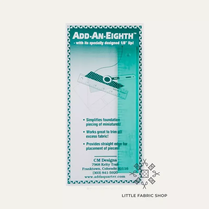 Add-An-Eighth Ruler 1 inch x 6 inch