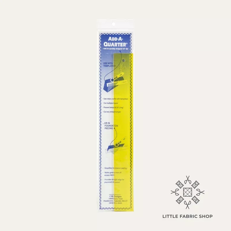 Add-A-Quarter Ruler 1 1/2 inch x 12 inch