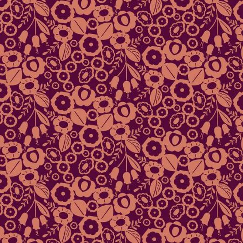 Adele – Burnt Orange Canvas Fabric | Emilia
