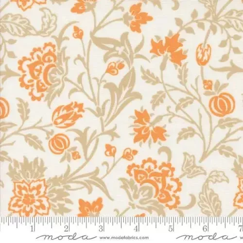 Agatha Road Ghost Multi Harvest Floral 44″/45″ Fabric Per Yard