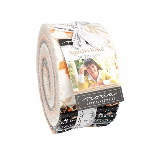 Agatha Road Jelly Roll | Fig Tree And Co. | Moda Fabrics | 35410JR | Sold As A Bundle