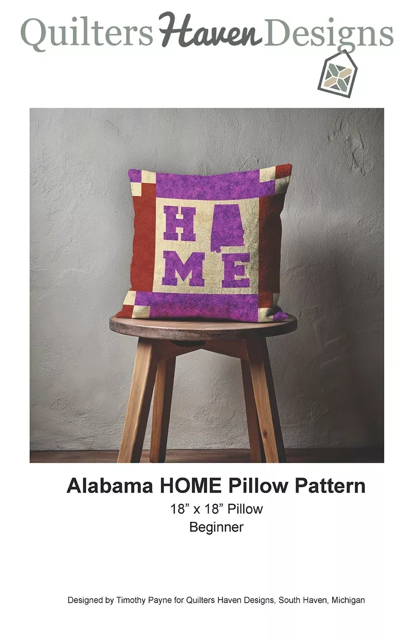 Alabama HOME Pillow Pattern