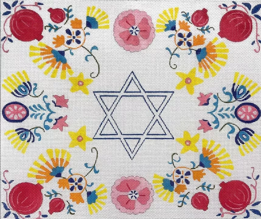 Alice Peterson Company – Pomegranate and Flower Tallis