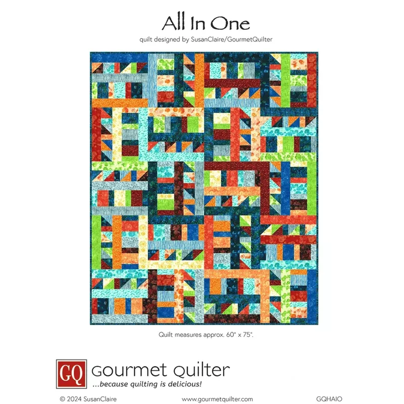 All In One Quilt Pattern – Gourmet Quilter