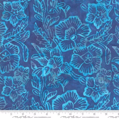 Aloha Batiks 4356 32 Blue Turquoise Moda