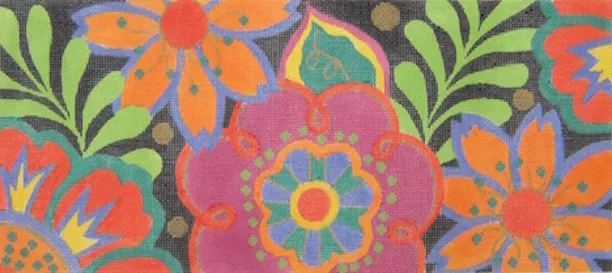 Amanda Lawford – Floral on Black Background