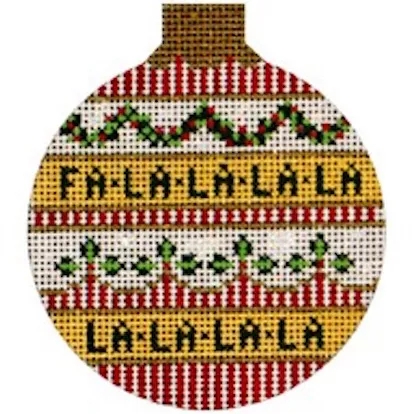 Amanda Lawford Needlepoint- Fa La La La