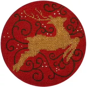 Amanda Lawford – Reindeer on Red