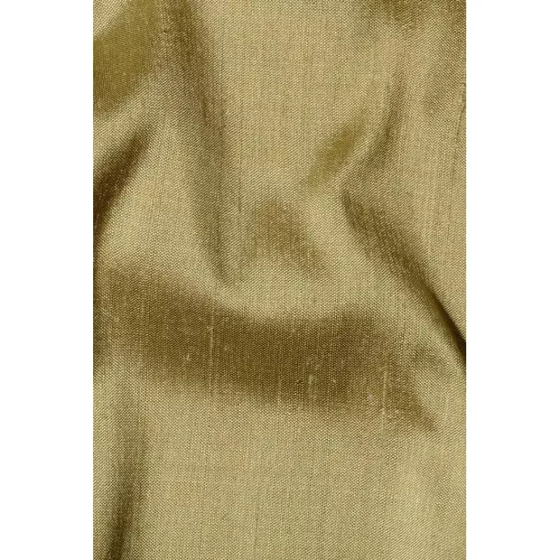 Amber Green Silk Shantung 44″ Fabric
