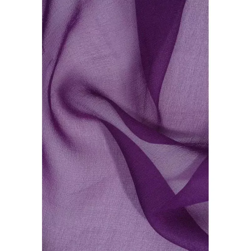 Amethyst Magenta Silk Georgette Fabric