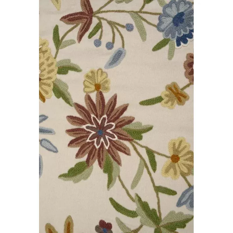Anemone Cream Crewel