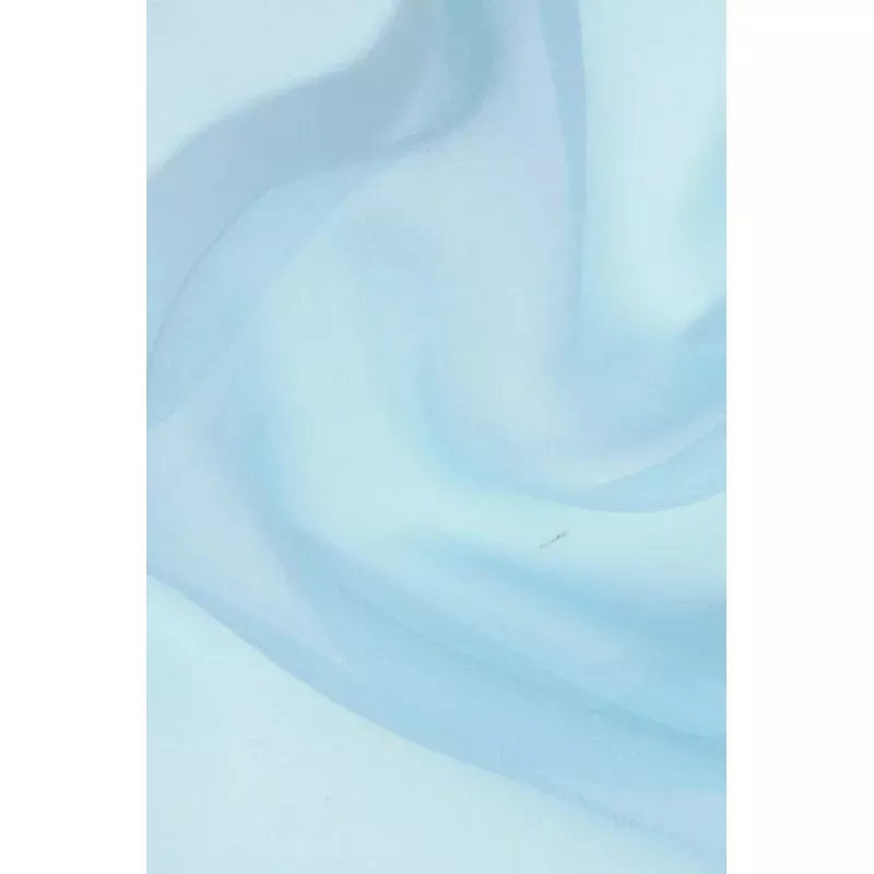 Angel Blue Silk Georgette Fabric