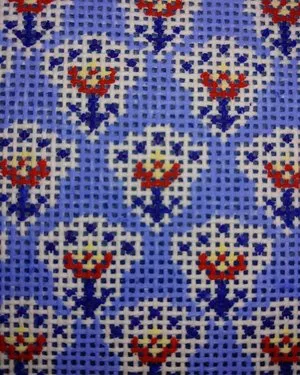 Anne Fisher Needlepoint – Periwinkle Provence Insert