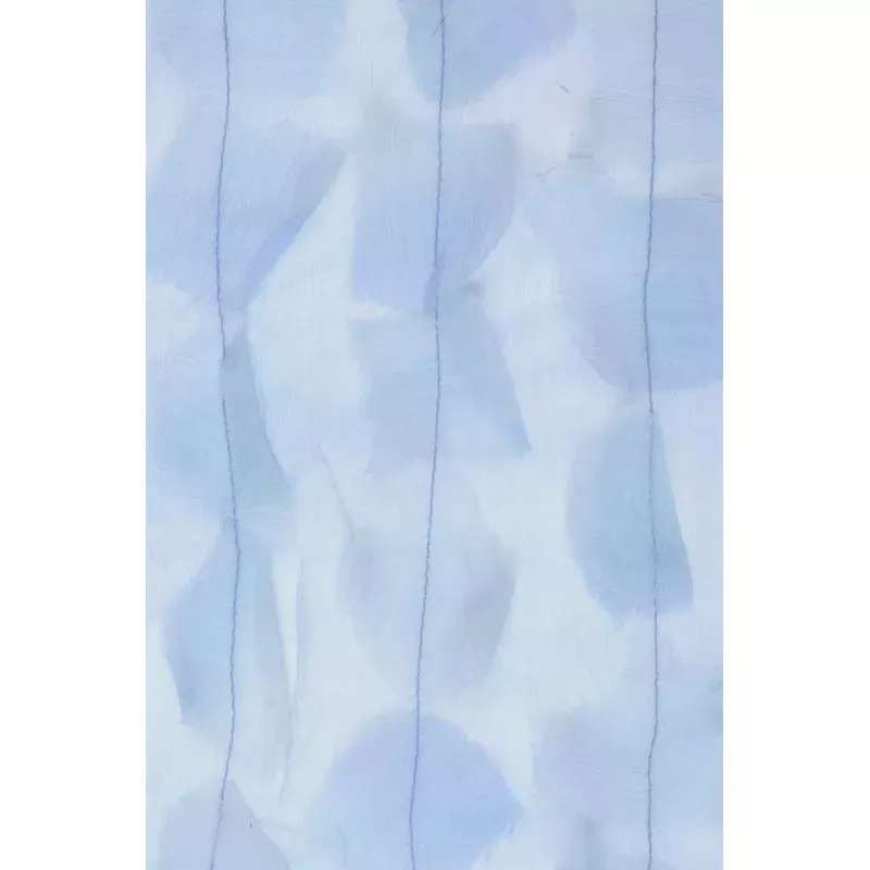 Aqua Silk Chiffon Petal 600 Fabric