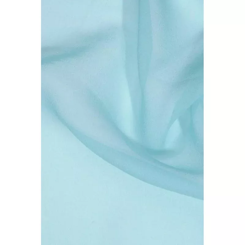 Aqua Sky Silk Georgette Fabric