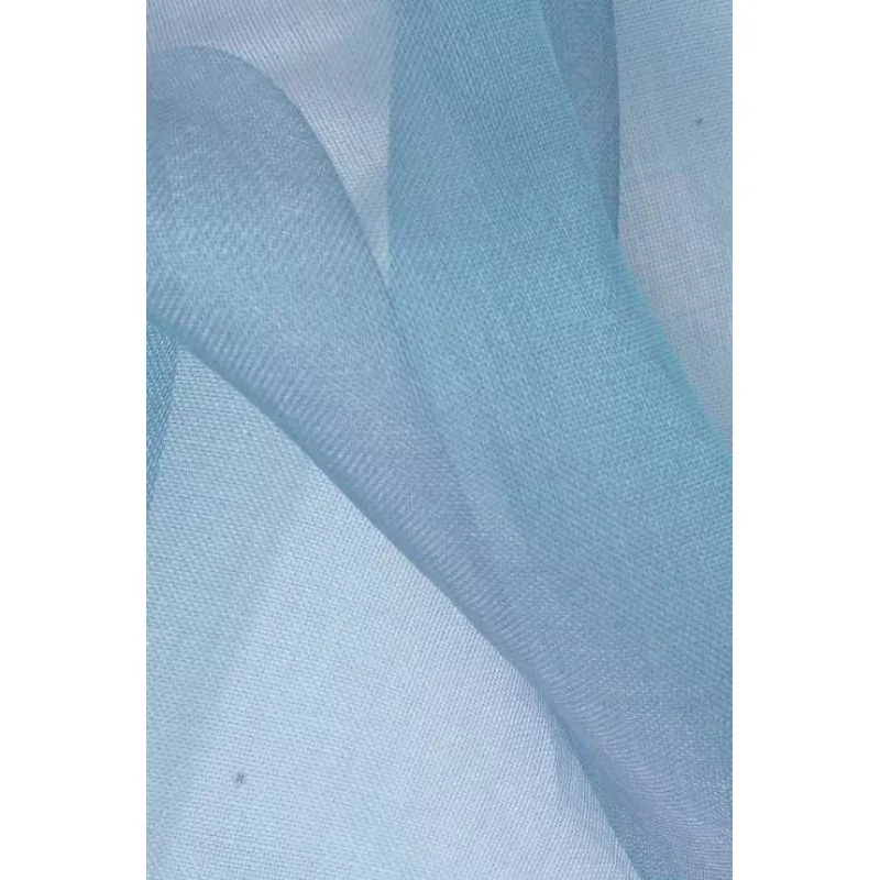 Aquarius Blue Silk Organza Fabric