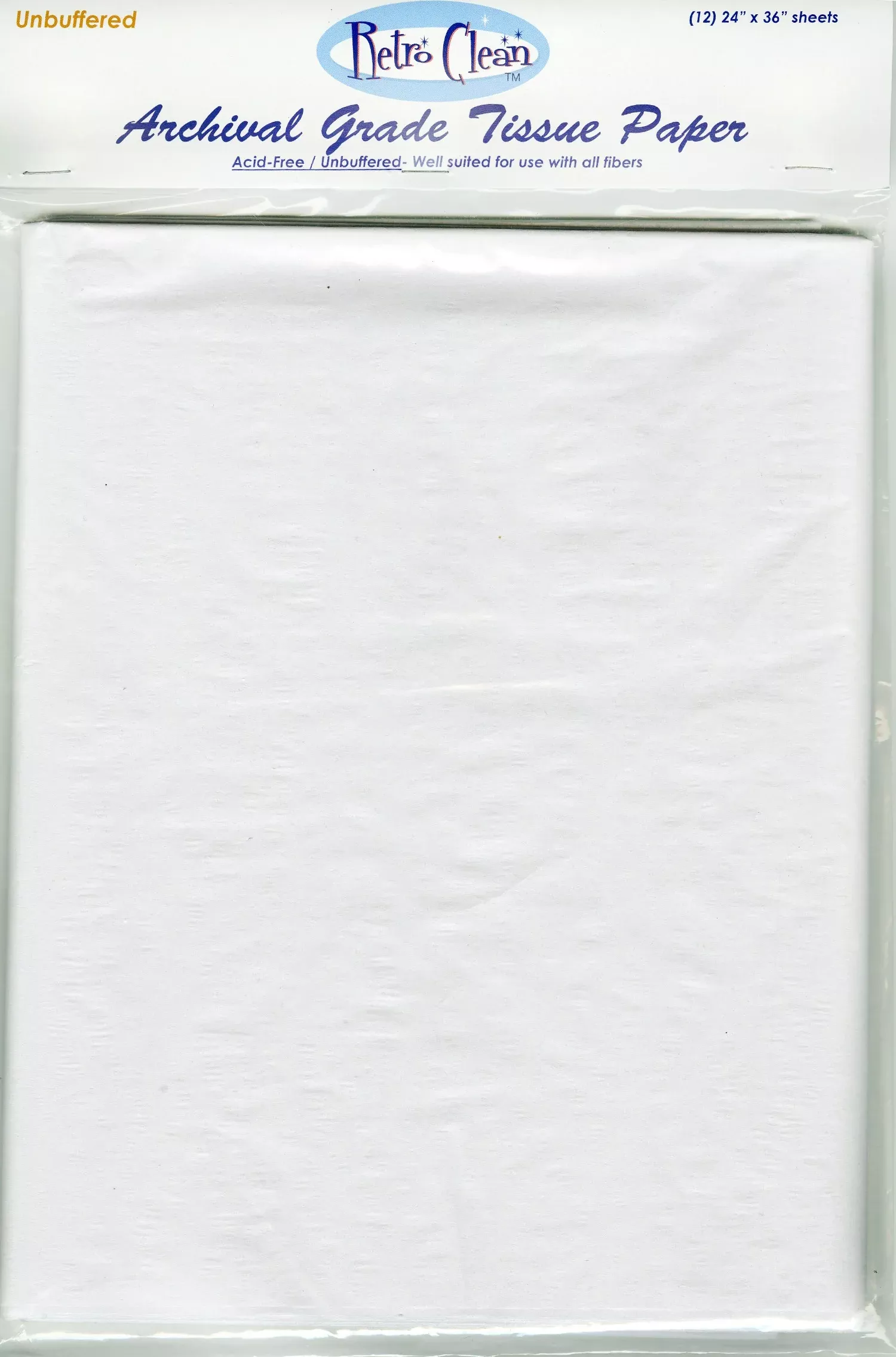Archival Grade Unbuffered Tissue Paper