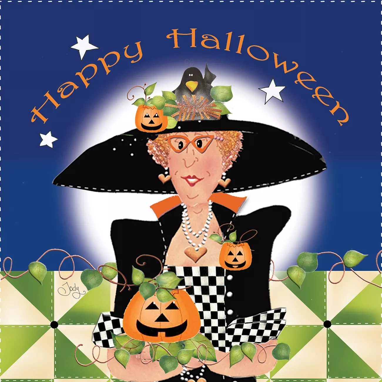Art Panel Halloween Hope 6in
