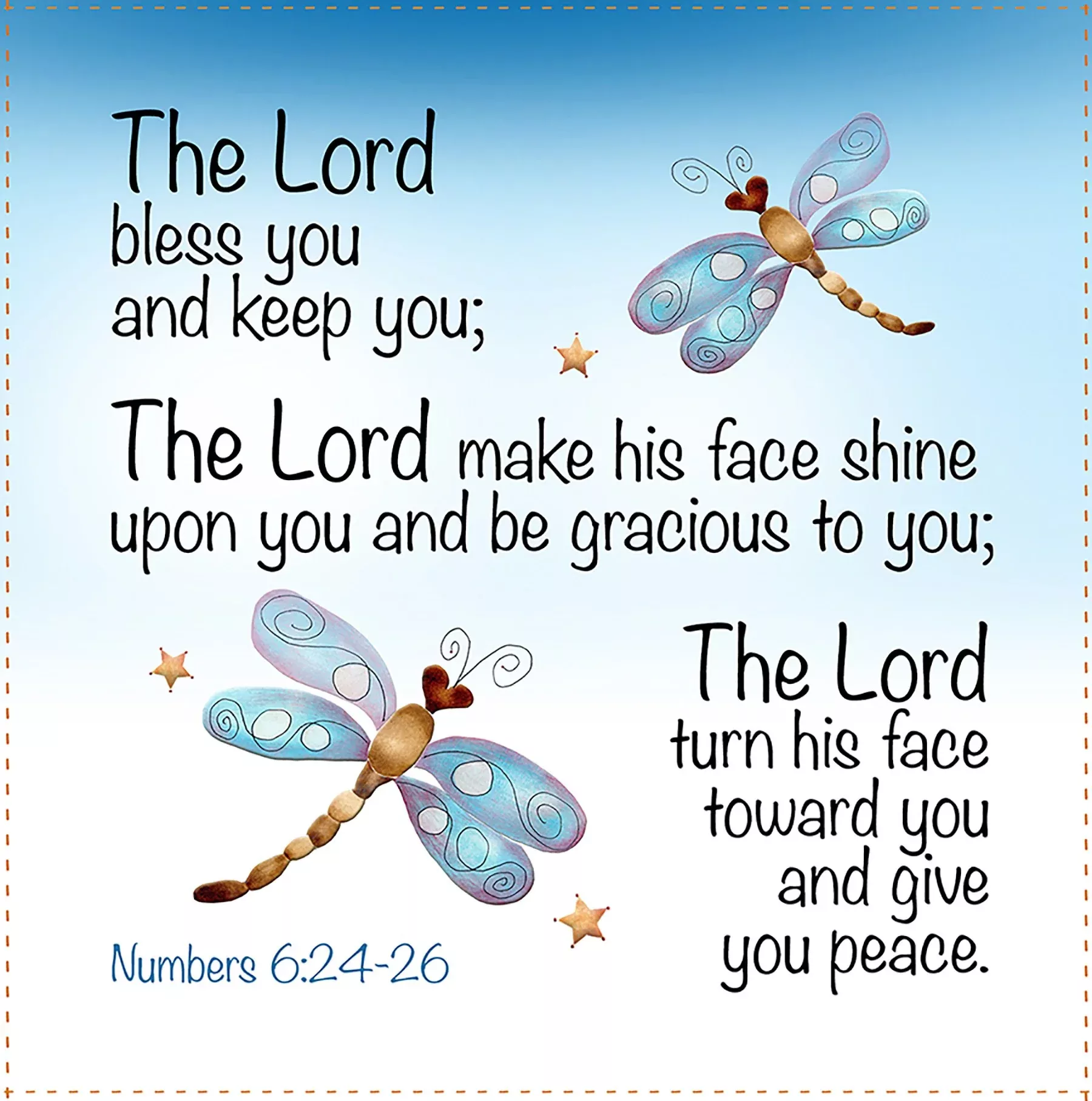 Art Panel - Lord Bless 6in x 6in