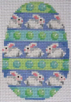 Associated Talents – Egg, White Bunnies Dots